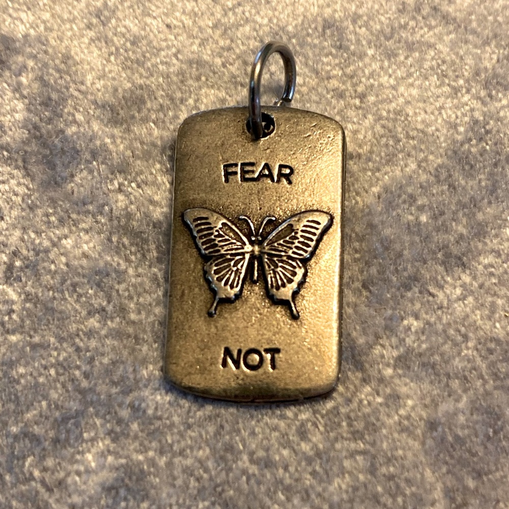 Origami Owl butterfly tag